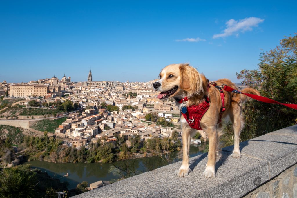 view of ranger storm overlooking toledo spain