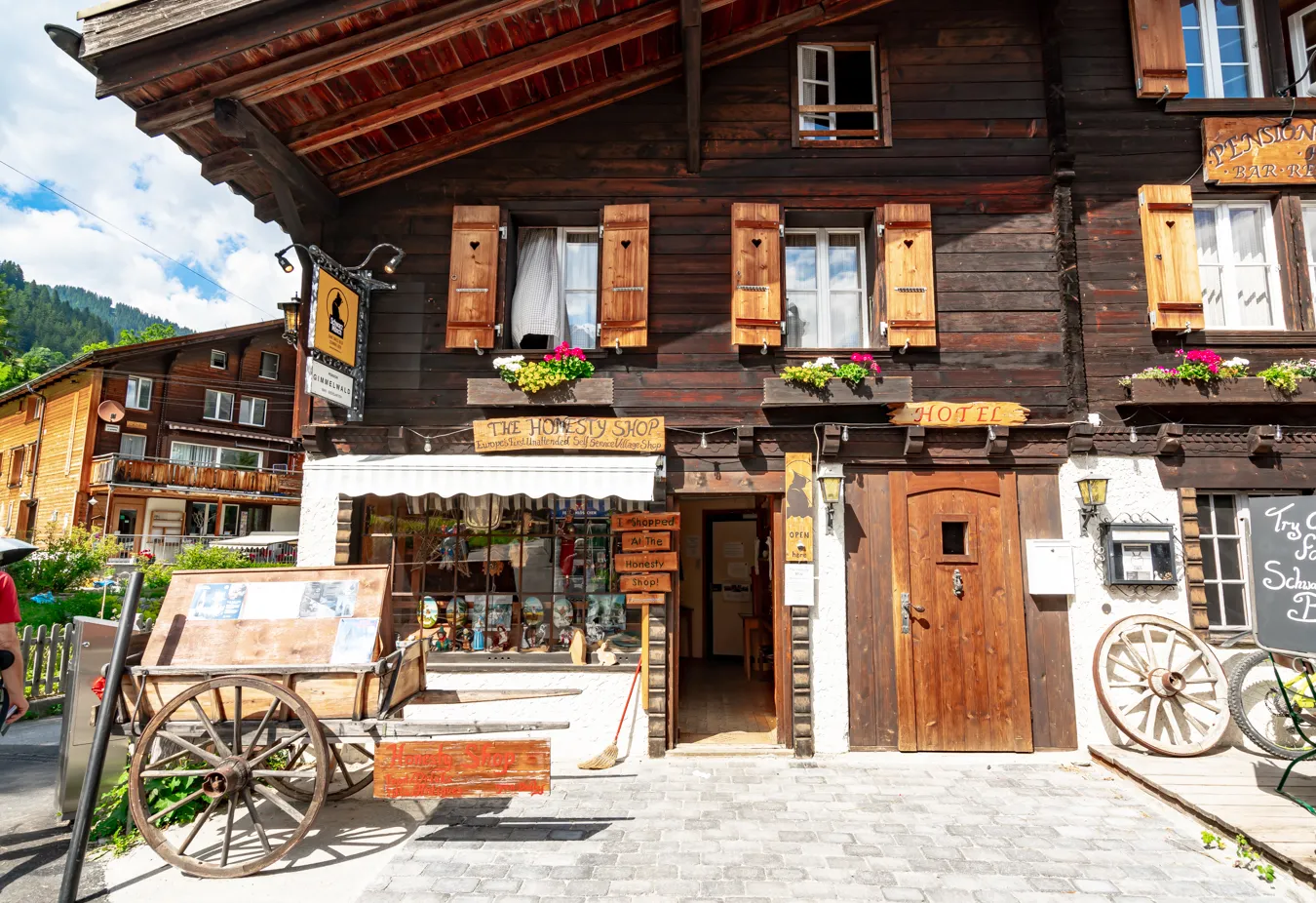 the honesty shop, one of the best things to do in gimmelwald switzerland