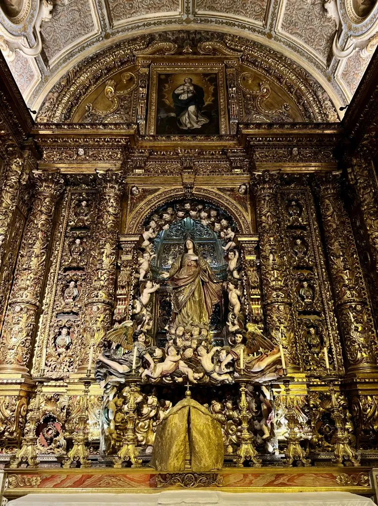 chapel inside the church of sao roque, one of the best churches in lisbon to visit