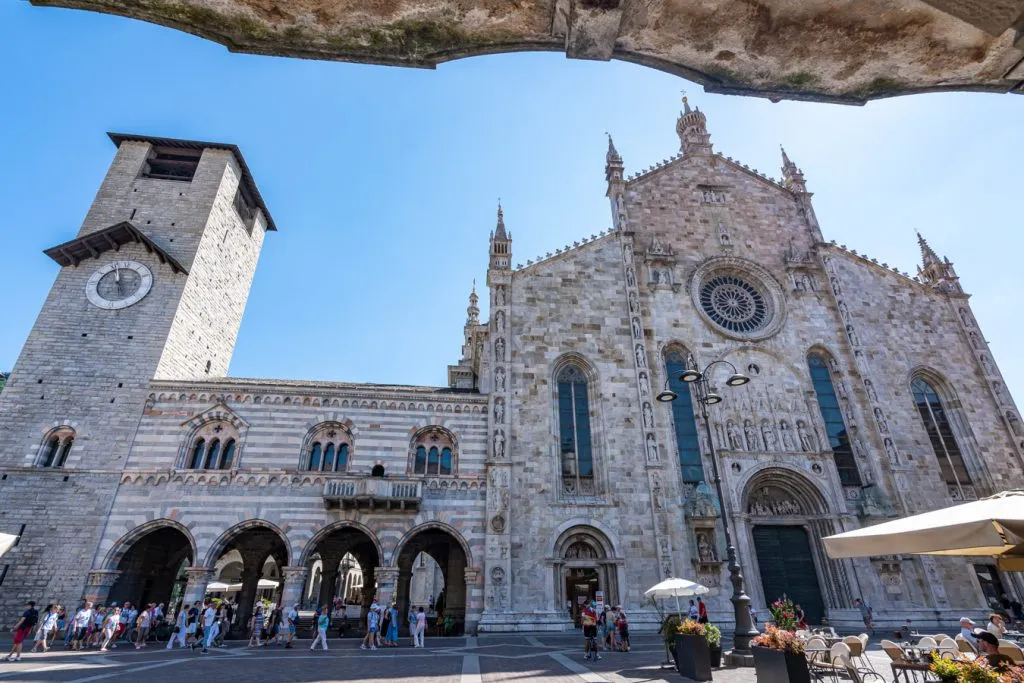 como italy cathedral and clock tower