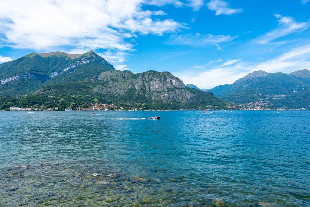 view of lake como italy