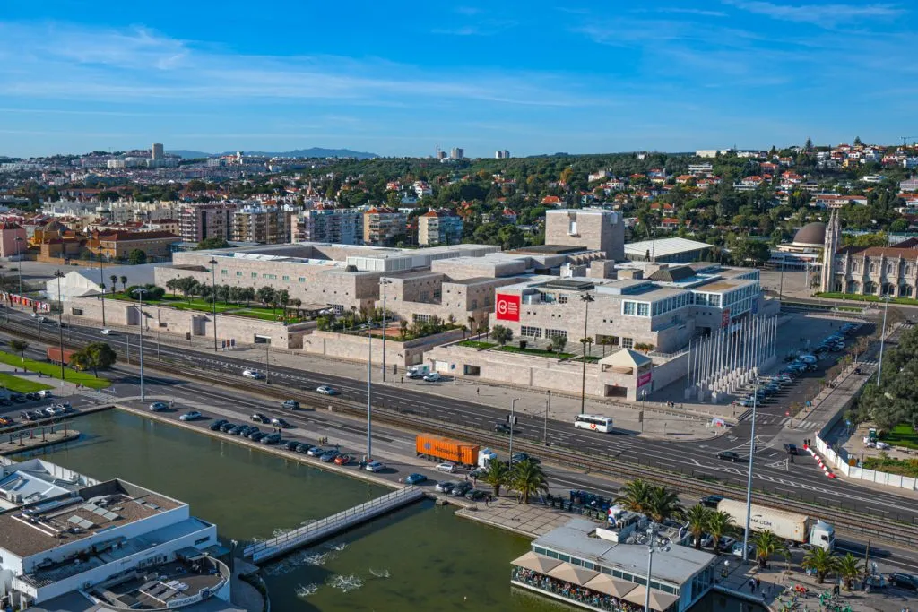 cultural center of belem as seen from above