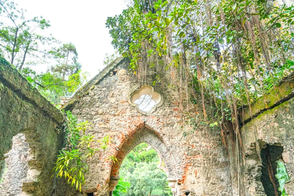 chapel ruin on the grounds of monserrate sintra portugal day trip guide