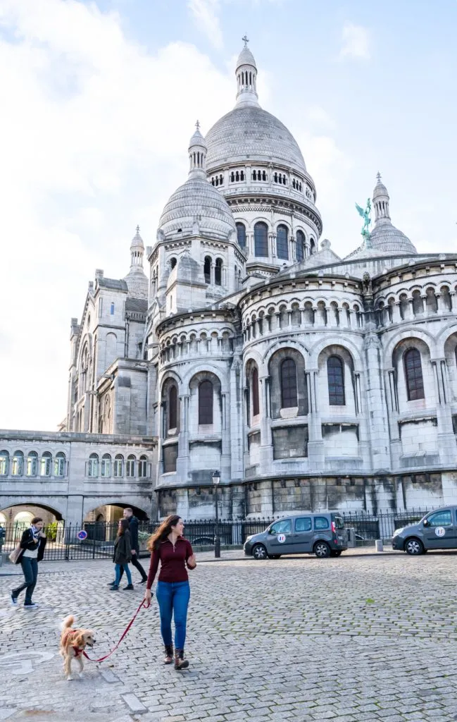 kate storm and ranger storm in front of sacre coeur montmartre paris france