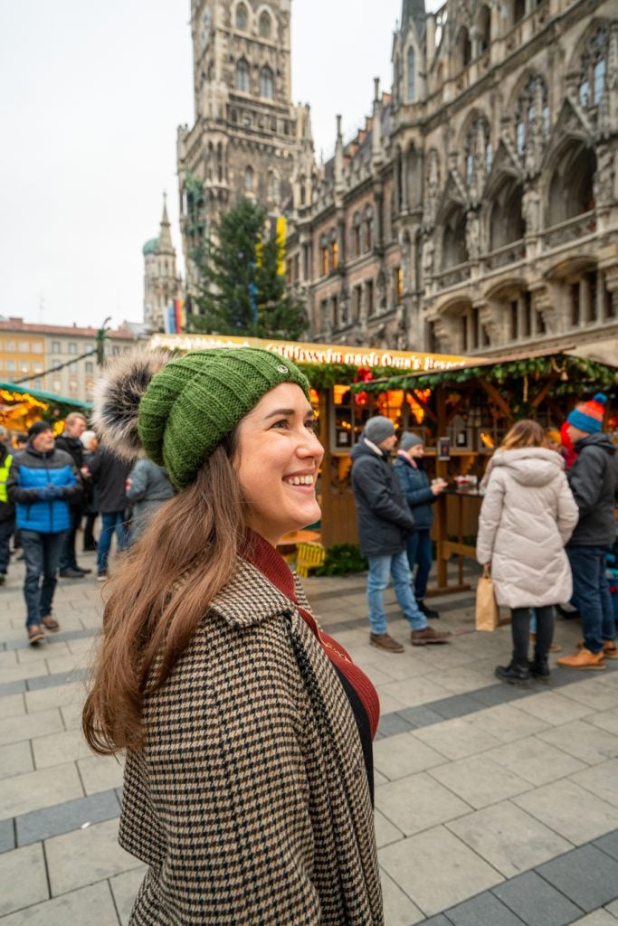 kate storm in munich germany christmas market