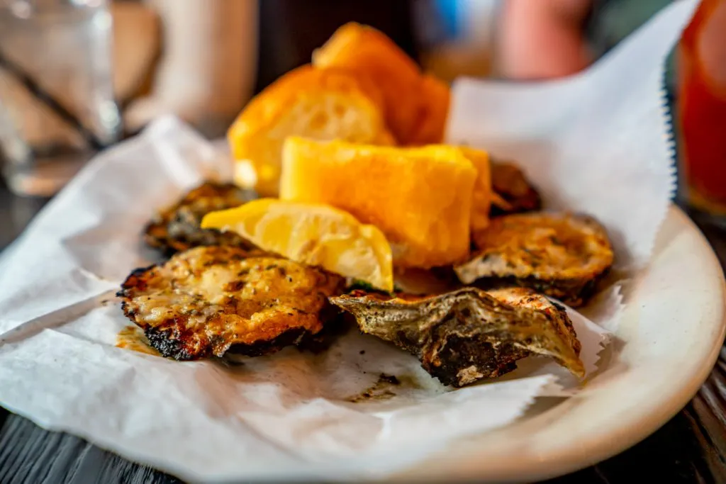 fried oysters on a new orleans food tour, one of the best things to do in new orleans this weekend