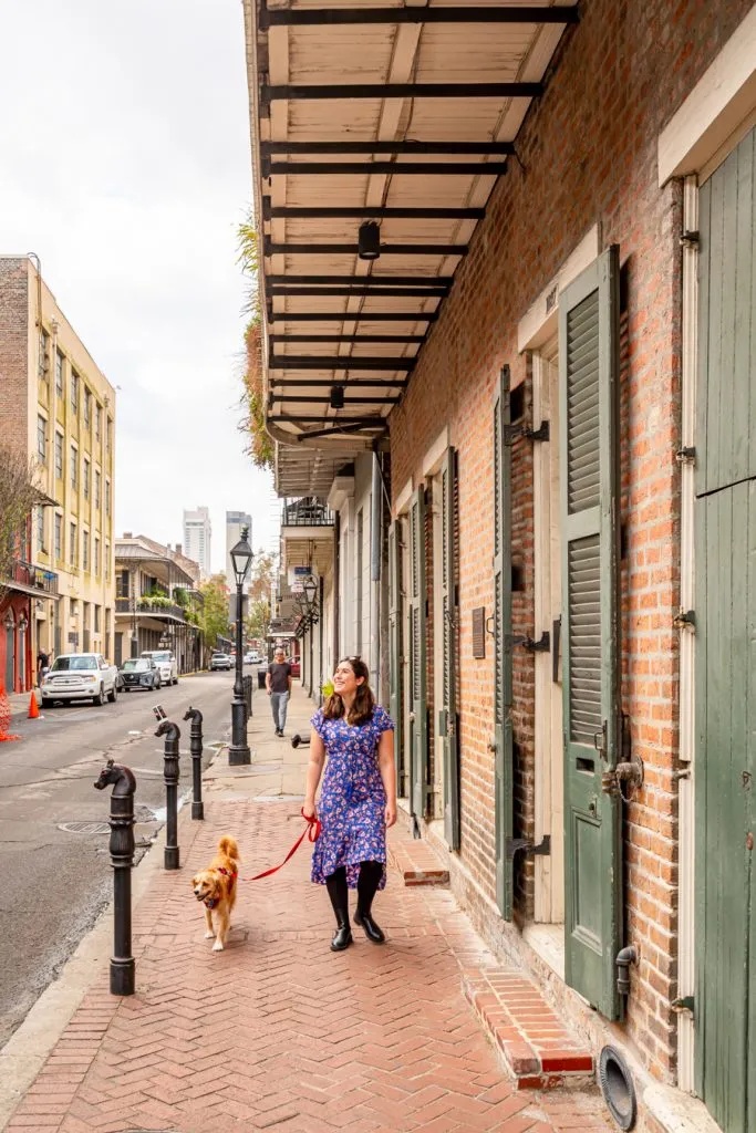 kate storm and ranger storm walking through the french quarter new orleans in a day
