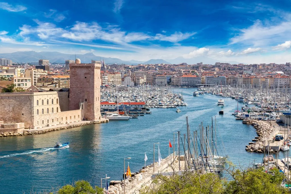 old port of marseille france, one of the best beach cities in europe