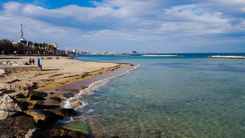 Spiaggia Pane e Pomodoro in bari italy, one of the best cities with beaches in europe