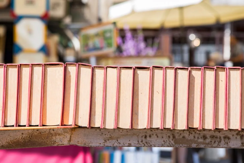 books for sale at porta portese flea market rome