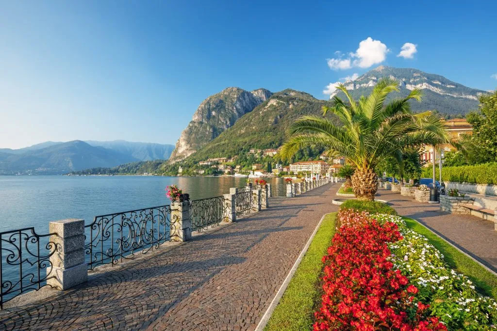 flat waterfront promenade in menaggio lake como day trip destination