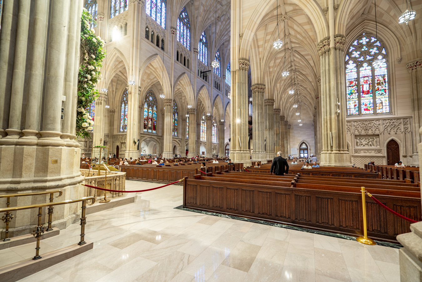 interior view of st patricks cathedral, one of the best places to visit in new york first time