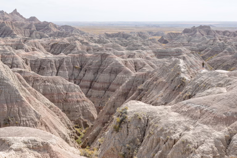 jeremy storm hiking through badlands national park south dakota itinerary