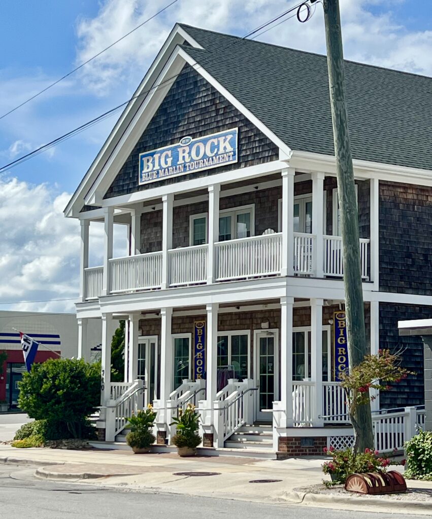 photo of big rock building in downtown morehead city north carolina